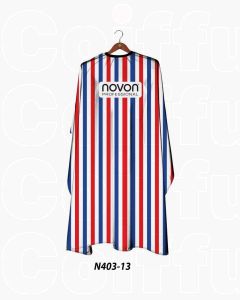 Novon Professional Cape Colour Line White/Red/Blue - Peignoir de Coiffure Professionnel N403 13