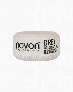 Novon Professional Cire Colorante Grise 100ml - Coloration et Structuration Temporaire
