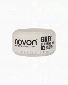 Novon Professional Cire Colorante Grise 100ml - Coloration et Structuration Temporaire