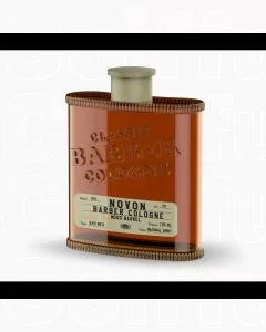 Novon Professional Classic Barber Cologne Wood Barrel 185ml - Eau Après-Rasage Rafraîchissante
