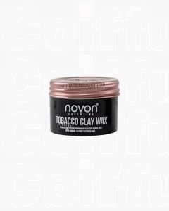 Novon Professional Exclusive Tobacco Clay Wax 100ml - Cire Coiffante Mate à l'Argile