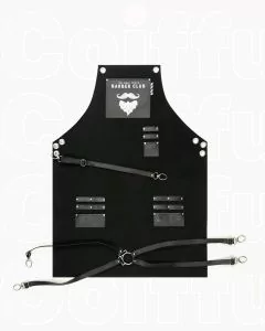 Novon Professional Tablier Barbier Cuir PU 61 x 80 cm - 001