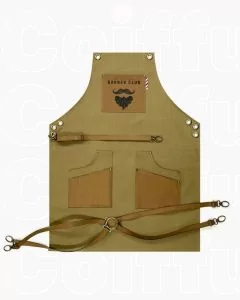 Novon Professional Tablier Barbier en Cuir PU 61 x 80 cm - 005