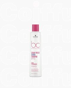 Schwarzkopf BC Color Freeze Silver Shampoo 250ml - Neutralisant Reflets Jaunes