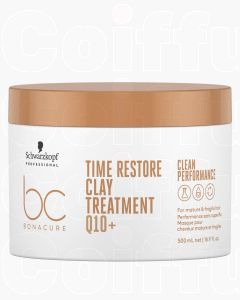 Schwarzkopf BC Time Restore Masque Argile Q10+ 500ml - Cheveux Matures