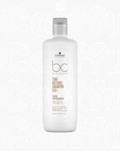 Schwarzkopf BC Time Restore Shampoo 1000ml - Shampooing Anti-Âge Q10+ pour Cheveux Matures