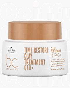 Schwarzkopf BC Time Restore Soin Argile Q10+ 200ml - Cheveux Matures