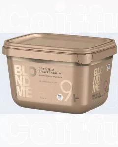Schwarzkopf BlondMe Premium Lightener 9+ - Poudre Décolorante Professionnelle 450g