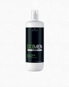 Schwarzkopf Professional 3D Men Shampooing Cheveux & Corps 1000ml