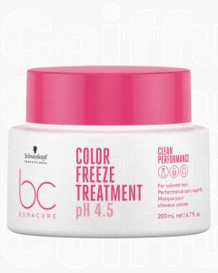 Schwarzkopf Professional BC Color Freeze Treatment 200ml - Soin Reconstructeur Cheveux Colorés