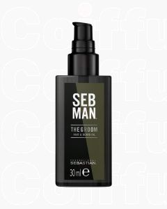 Sebastian Man The Groom Oil - Huile de Soin Cheveux & Barbe 30ml