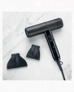 Sèche-Cheveux Diva Professional Styling Atmos Atom Noir - Technologie Ionique &amp; Séchage Rapide