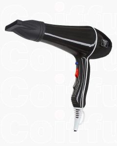 Sèche-Cheveux Professionnel Wahl Super Dry Black 2000 W - Technologie Tourmaline et Ionique