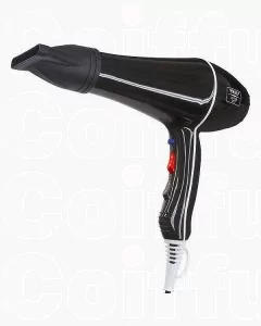 Sèche-Cheveux Professionnel Wahl Super Dry Black 2000 W - Technologie Tourmaline et Ionique