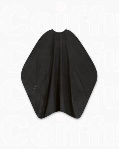 Trend Design Cutting Cape Classic Black - Pèlerine de Coupe Professionnelle 135x150cm