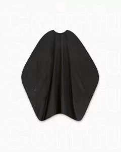 Trend Design Cutting Cape Classic Black - Pèlerine de Coupe Professionnelle 135x150cm