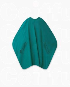 Trend Design Cutting Cape Emerald - Pèlerine de Coupe Professionnelle 135x150cm