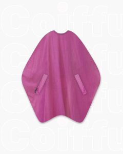 Trend Design Cutting Cape Peignoir de Coupe Violet Rose 135x150cm