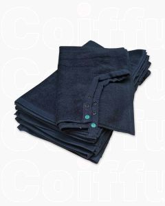 Trend Design Nano Towel Pro Black - Serviettes Professionnelles pour Coloration (6 pièces)