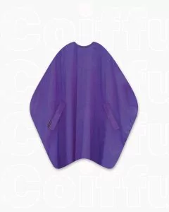 Trend Design Peignoir de Coupe Violet - Cape Professionnelle 135x150cm