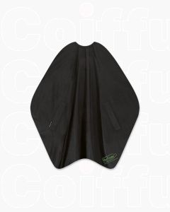 Trend Design Recycape Classic Black - Peignoir de Coupe Professionnel Écologique 135x150cm