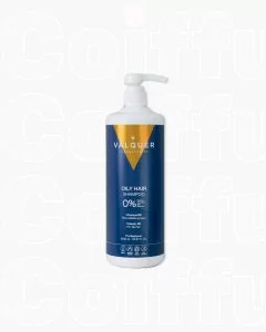 Valquer Shampooing Cheveux Gras 1000ml - Régulation Sébum & Fraîcheur
