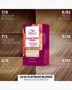 Wella Professionals Color Touch Fresh-Up Kit 9/97 Blond Beige Frais 130ml