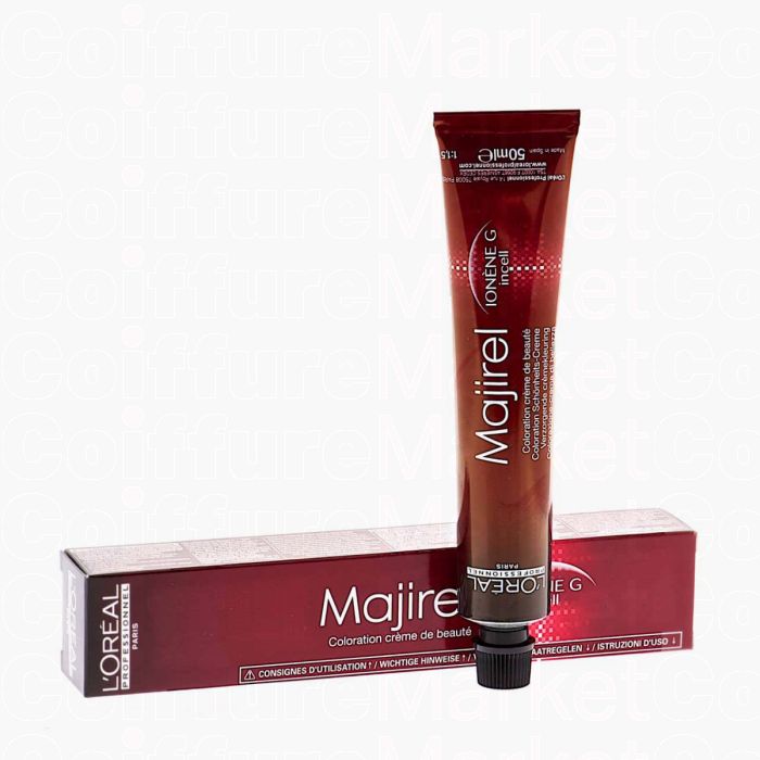 Coloration permanente longue durée cheveux bruns