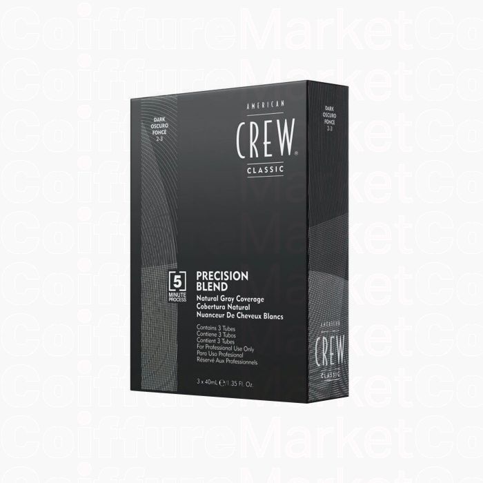 American Crew Precision Blend Dark 3x40ml - Coloration Progressive Cheveux et Barbe