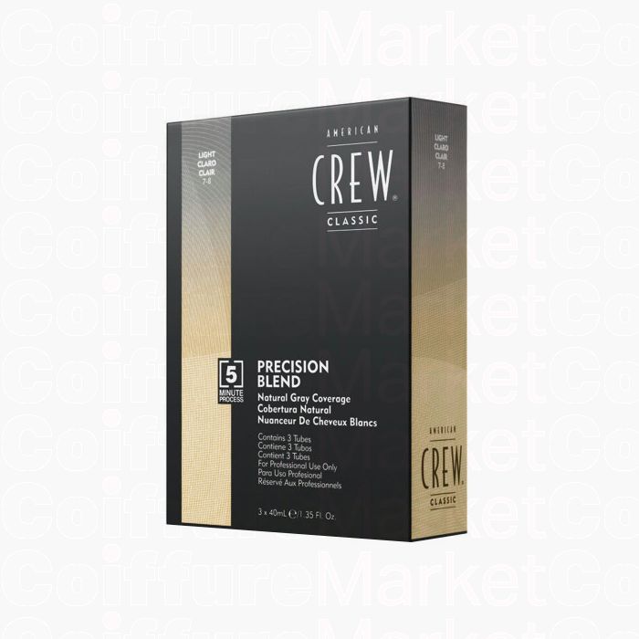 American Crew Precision Blend Light 3x40ml - Coloration Semi-Permanente Cheveux et Barbe