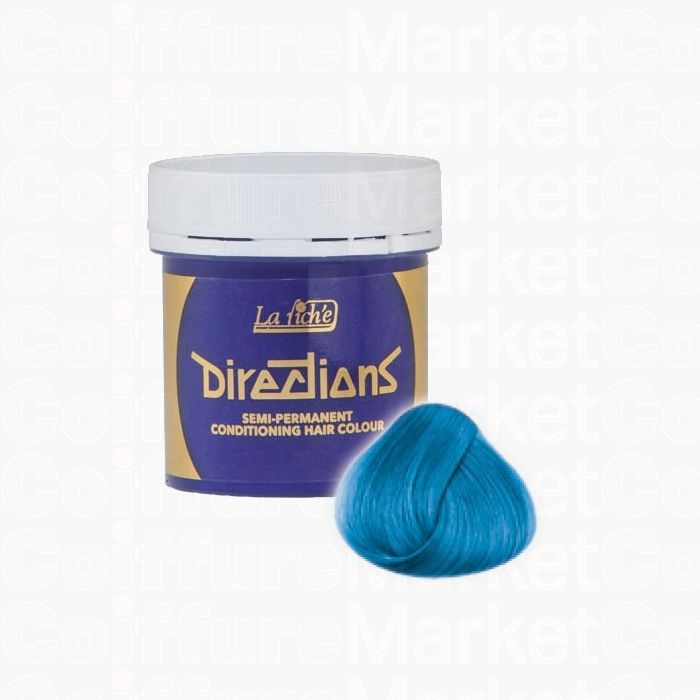 Directions Lagoon Blue 100ml - Coloration Semi-Permanente Bleu Lagon