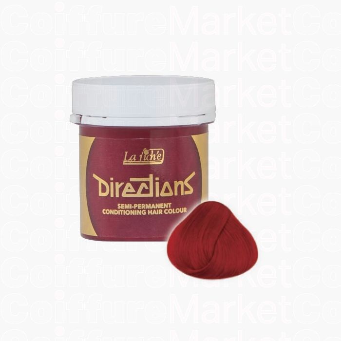 Directions Pillarbox Red 100ml - Coloration Semi-Permanente Rouge Intense