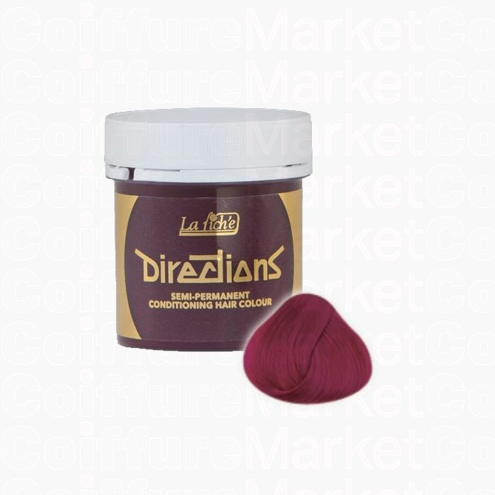 Directions Rose Red 100ml - Coloration Semi-Permanente Rose Rouge Éclatant