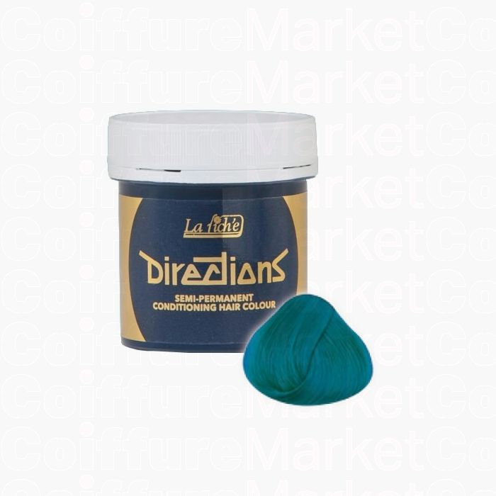 Directions Turquoise 100ml - Coloration Semi-Permanente pour Cheveux Blonds