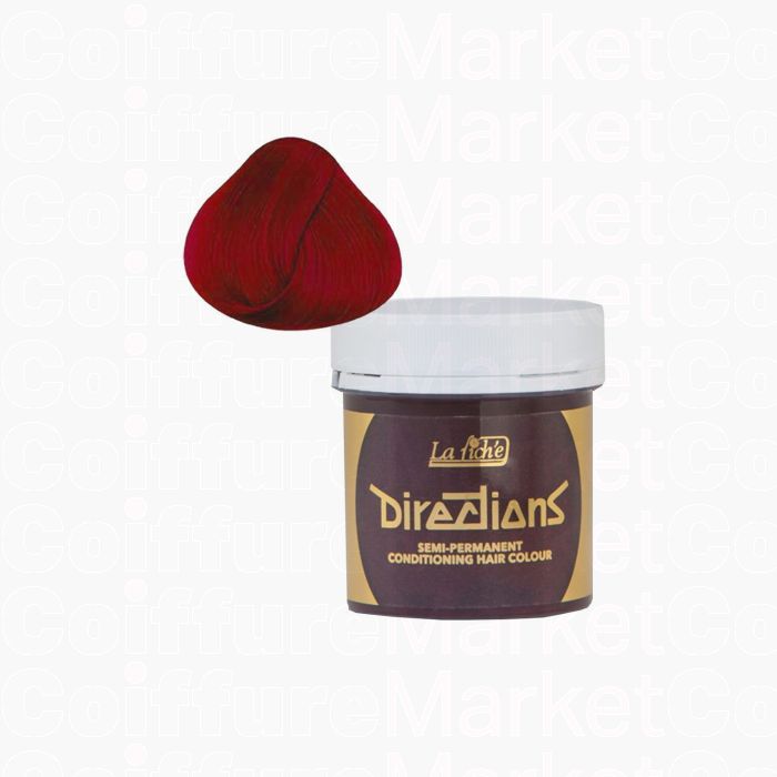 Directions Vermillion Red 100ml - Coloration Semi-Permanente Rouge Vermillon