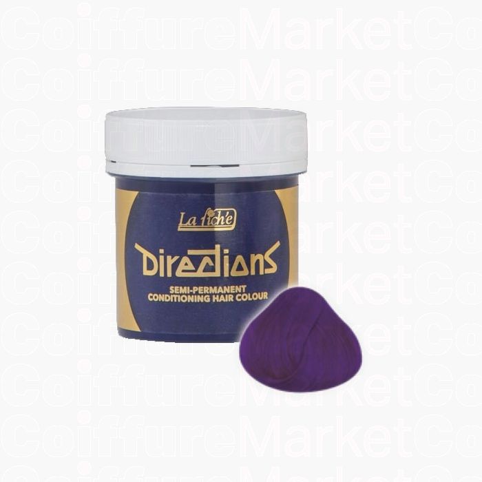 Directions Violet 100ml - Coloration Semi-Permanente pour Cheveux Blonds