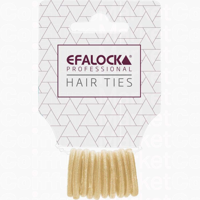 Efalock Élastiques à Cheveux Mini Blond 10 Pièces