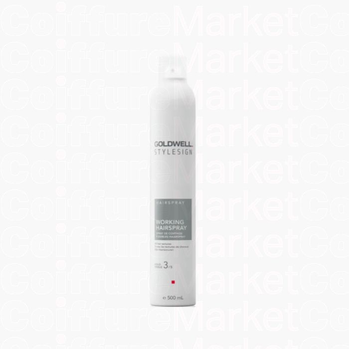 Goldwell StyleSign Working Hairspray 500ml - Laque Flexible pour Coiffage Créatif