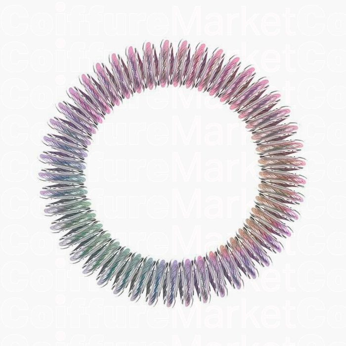 Invisibobble Slim Vanity Fairy - Élastique Spirale Sans Trace pour Cheveux Délicats