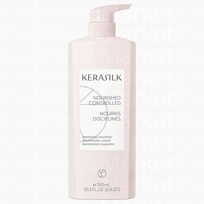 Kerasilk Smoothing Shampoo 750ml - Shampooing Lissant Anti-Frisottis
