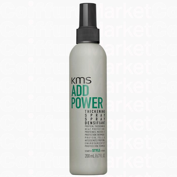 KMS Add Power Spray Épaississant 200ml - Volume et Protection Thermique