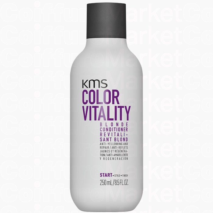 KMS Color Vitality Blonde Conditioner 250ml - Soin Neutralisant Anti-Reflets Jaunes