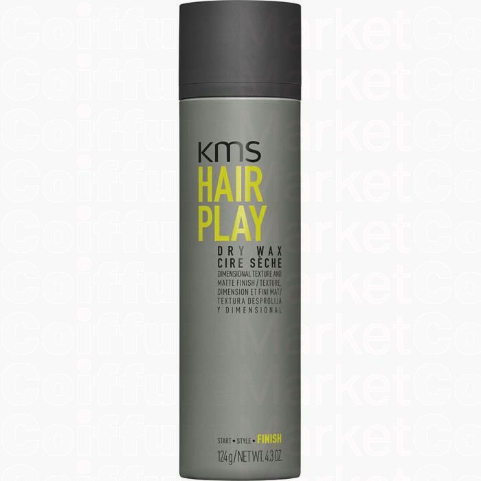KMS Hair Play Dry Wax 150ml - Cire Sèche Texturisante Finition Mate