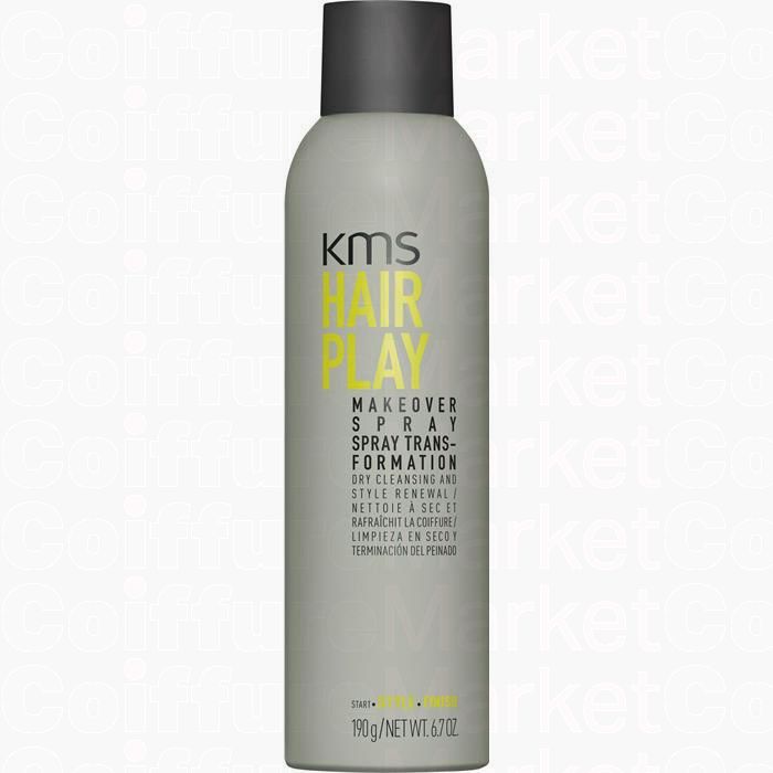 KMS Hair Play Makeover Spray 250ml - Spray Sec Volumateur et Rafraîchissant