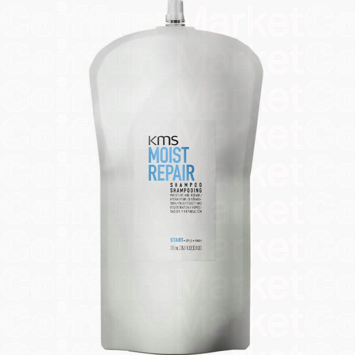 KMS Moist Repair Shampoo 750ml Recharge Éco-Responsable