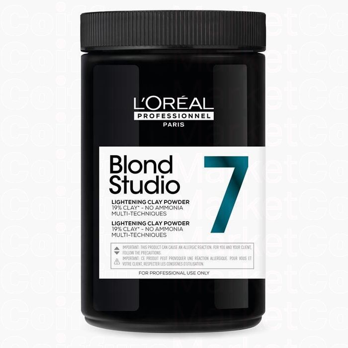 L'Oréal Professionnel Blond Studio Clay Poudre Décolorante Sans Ammoniaque 7 Tons 500g