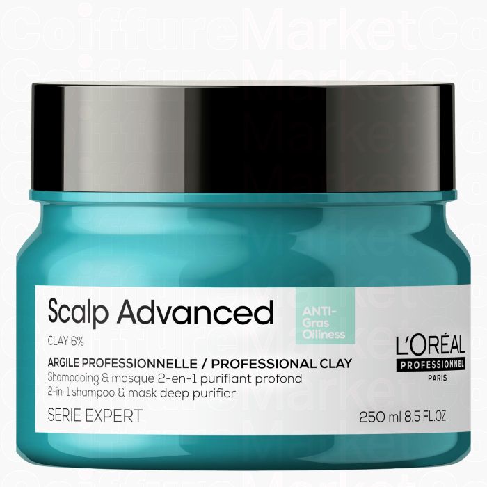 L'Oréal Professionnel Scalp Advanced Anti-Oiliness 2en1 Deep Purifier Clay 250ml