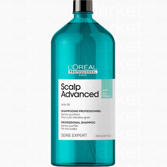 L'Oréal Professionnel Scalp Advanced Shampooing Dermo-Purifiant Anti-Sébum 1,5L
