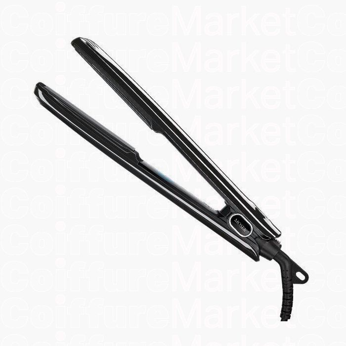 Lisseur MOSER CeraLine Noir – Plaques Céramique & Tourmaline 100mm