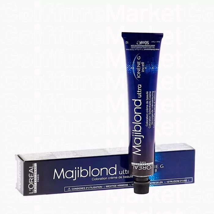 Coloration permanente ultra éclaircissante Majiblond